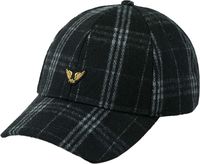 Cap Checked Wool blend Zwart