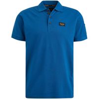 Short sleeve polo Trackway Blauw