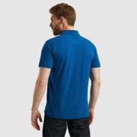 Short sleeve polo Trackway Blauw