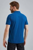 Short sleeve polo Trackway Blauw