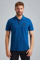 Short sleeve polo Trackway Blauw