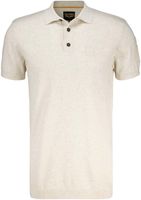 Short sleeve polo cotton elite Grijs