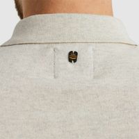 Short sleeve polo cotton elite Grijs