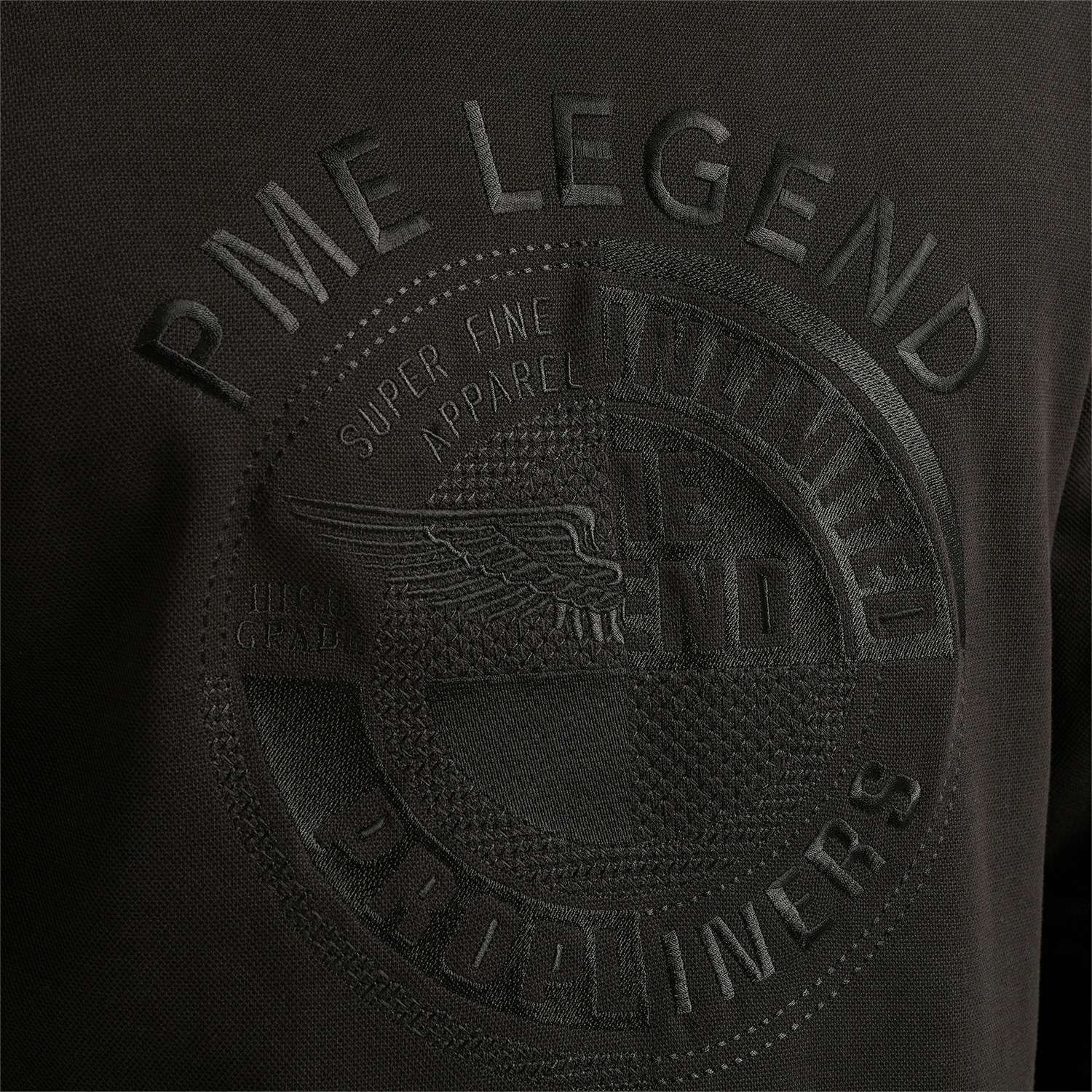 Pme Legend Sweater Double Face Zwart