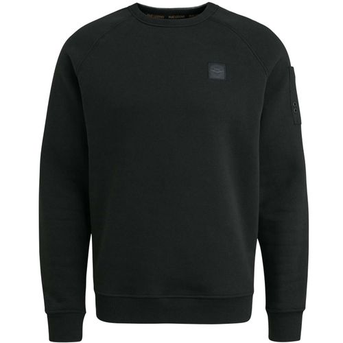 Pme Legend Crewneck soft fleece sweat Zwart