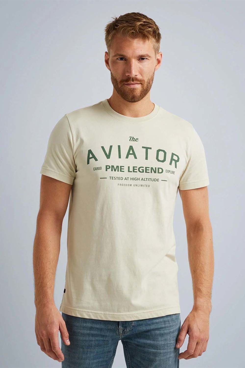 Pme Legend T-shirt Aviator Beige