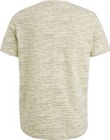 Short sleeve r-neck slub jersey ao Beige