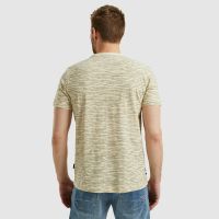 Short sleeve r-neck slub jersey ao Beige