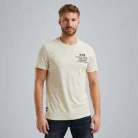 Short sleeve r-neck single jersey Beige