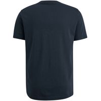 Short sleeve r-neck single jersey Blauw