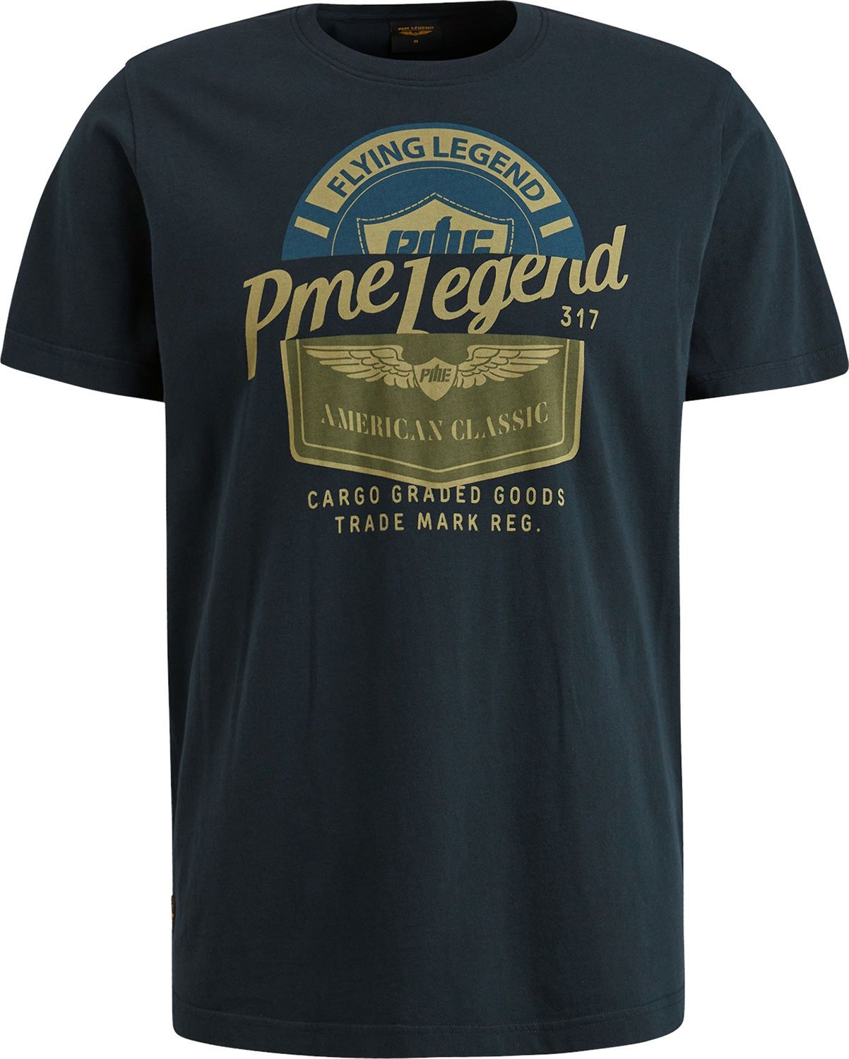 Pme Legend T-shirt Donkerblauw