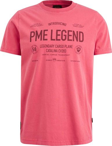 Pme Legend Short sleeve r-neck single jersey Roze