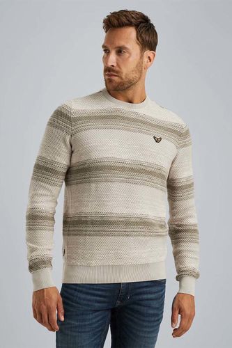 Pme Legend R-neck cotton gradient Beige