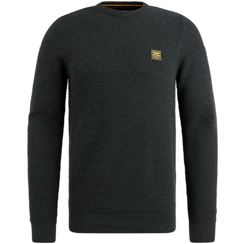 Pme Legend R-neck cotton mouline Zwart