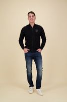 Zip jacket Buckley Zwart