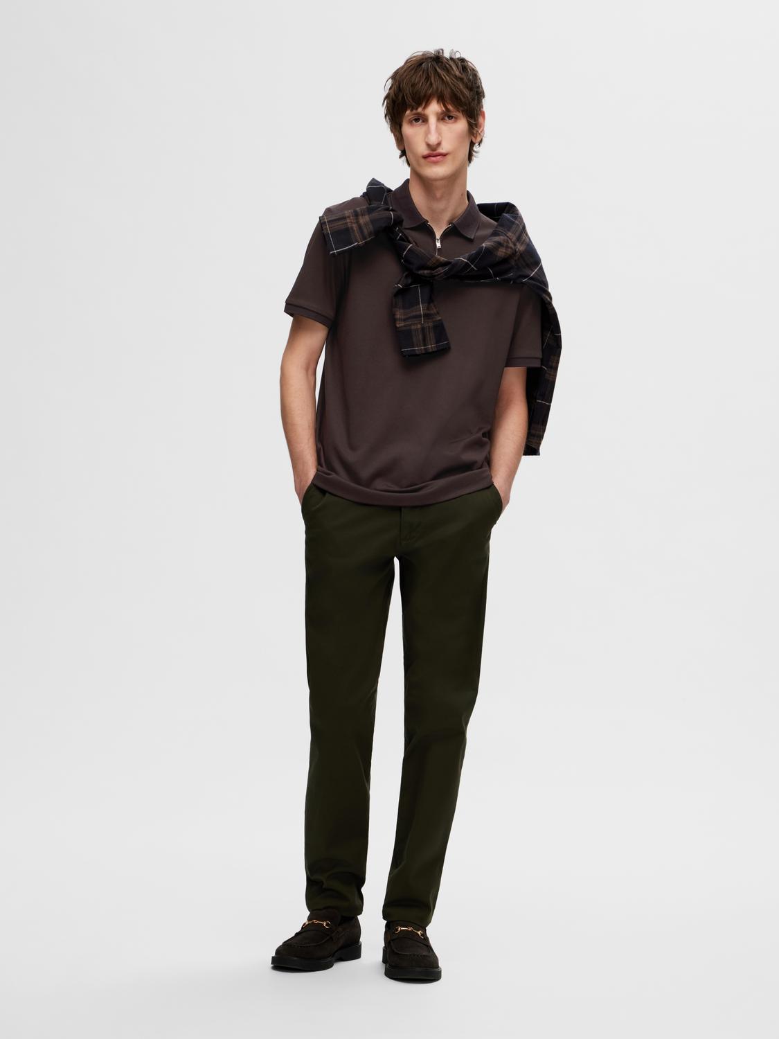 Selected Homme Polo Bruin Selected Homme Polo Bruin