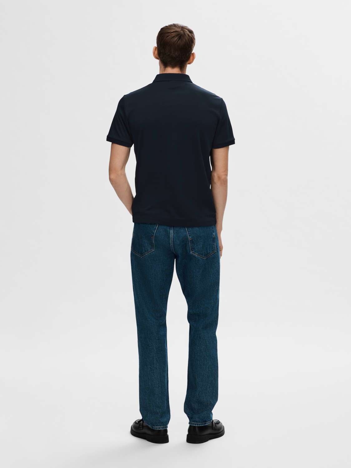 Selected Homme Polo Donkerblauw Selected Homme Polo Donkerblauw