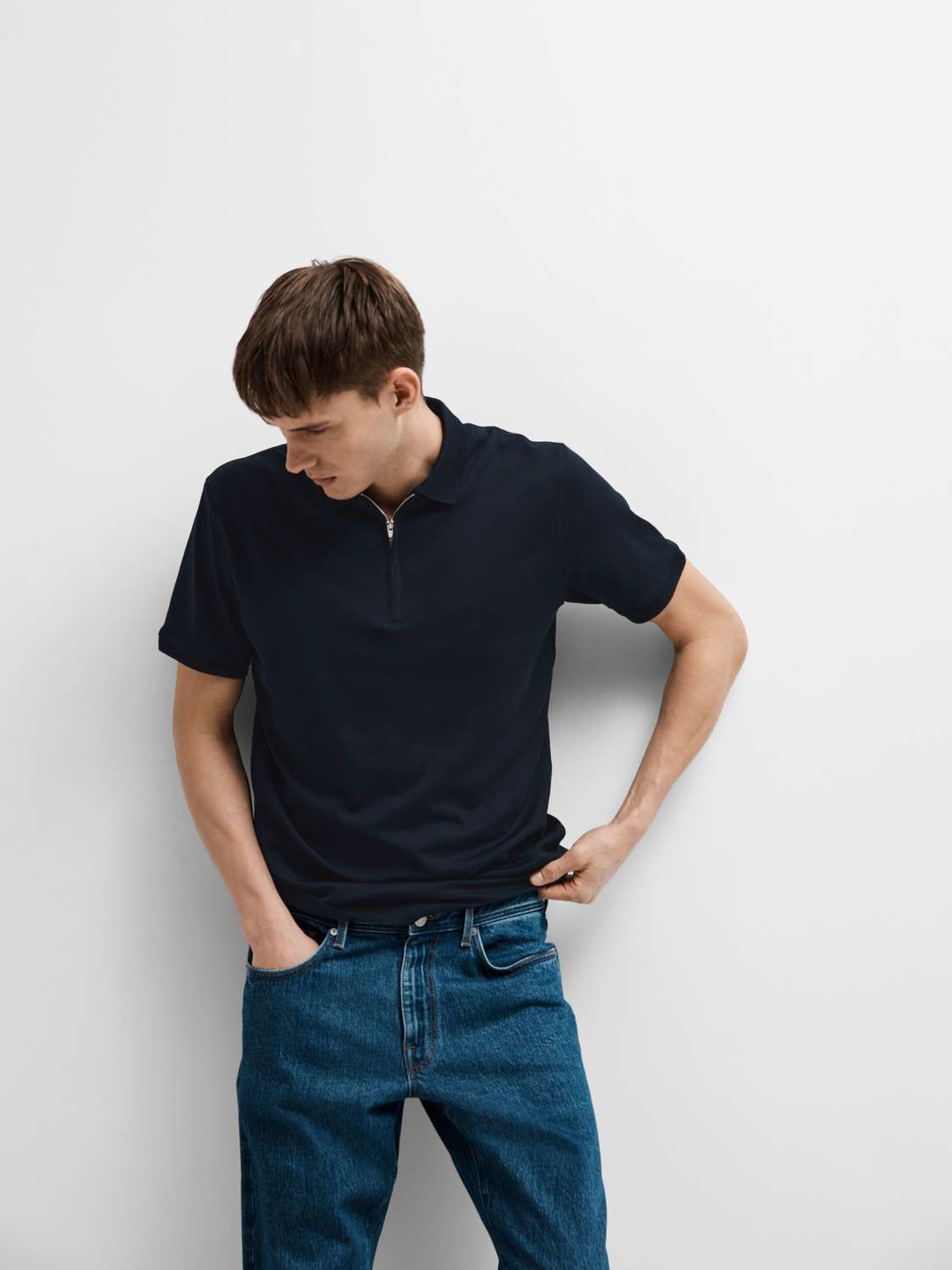 Selected Homme Polo Donkerblauw Selected Homme Polo Donkerblauw