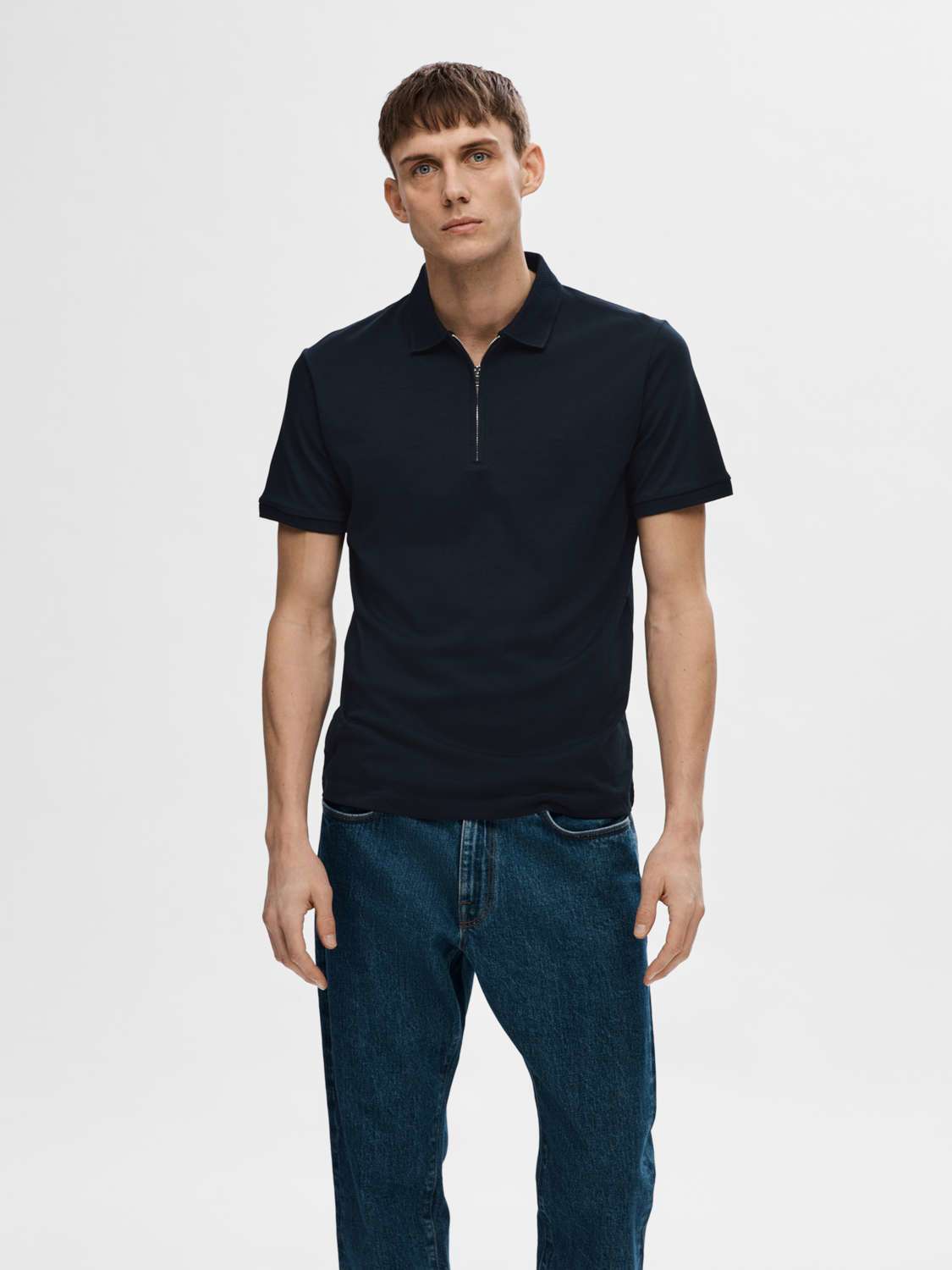 Selected Homme Polo Donkerblauw Selected Homme Polo Donkerblauw