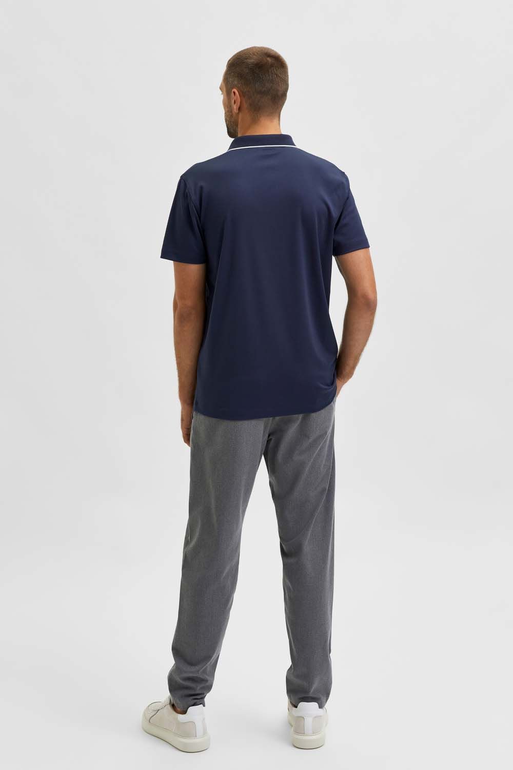 Selected Homme Polo Blauw Selected Homme Polo Blauw