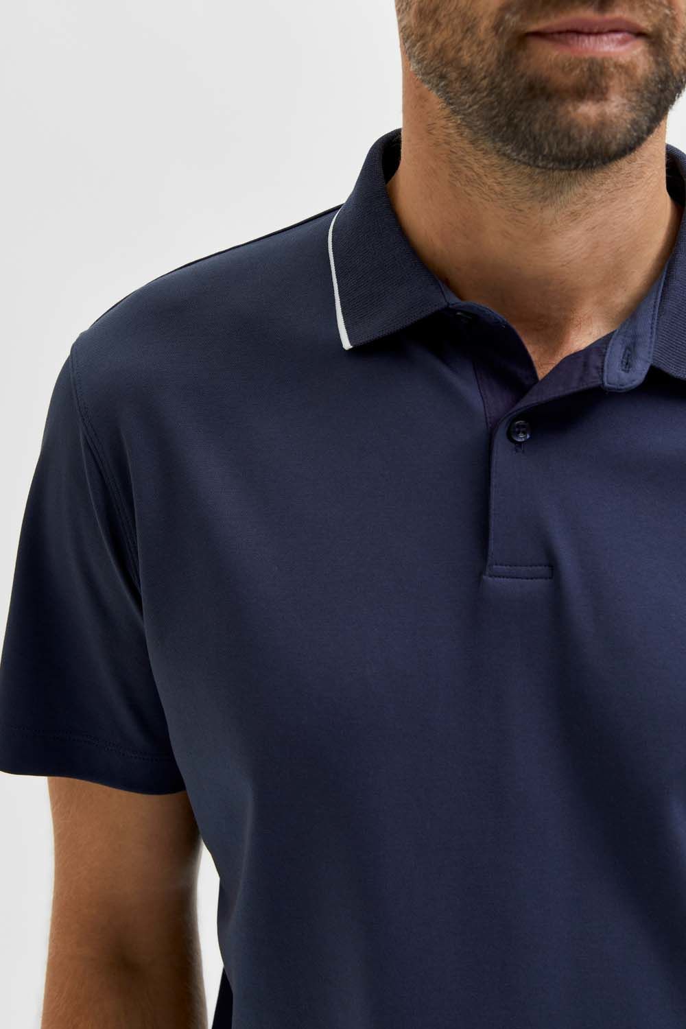Selected Homme Polo Blauw Selected Homme Polo Blauw