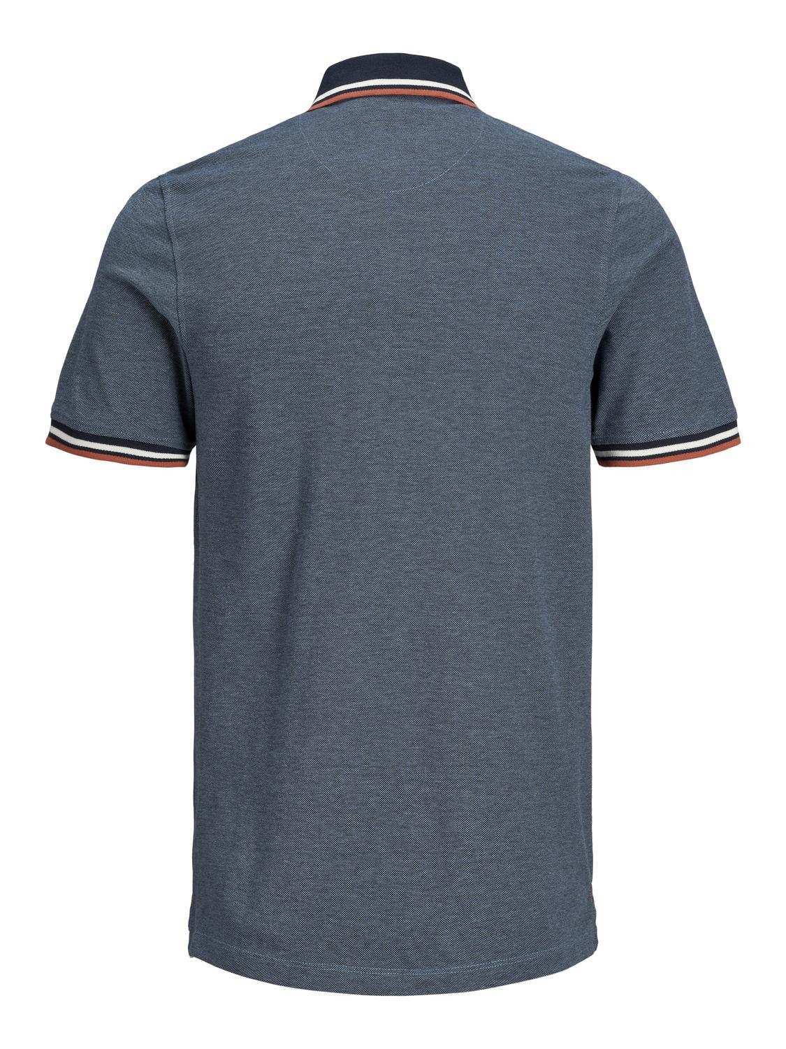 Jack & Jones Poloshirt Paulo Blauw Jack & Jones Poloshirt Paulo Blauw