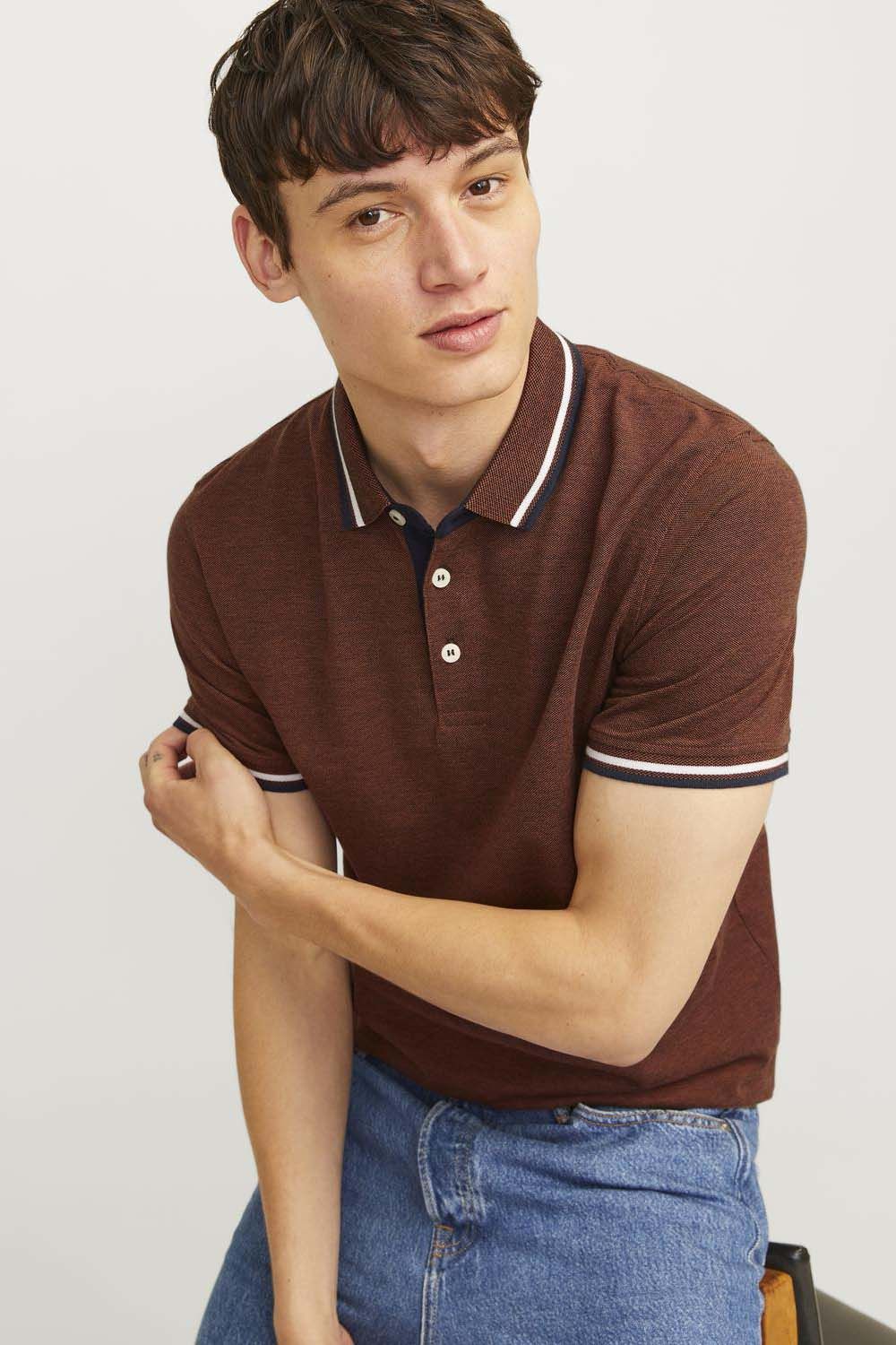 Jack & Jones Polo Paulo Bruin Jack & Jones Polo Paulo Bruin