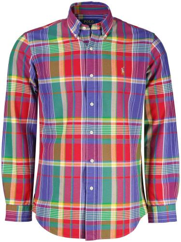 Polo Ralph Lauren longsleeve sport shirt custom slimfit Multi