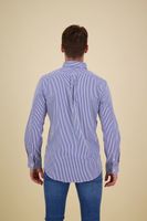 slbdppcs-long sleeve-sport shirt Blauw