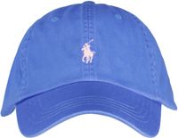 COTTON CHINO BALL CAP Blauw