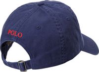 COTTON CHINO BASEBALL CAP Blauw