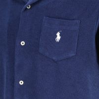 ssfbm7-short sleeve sport shirt Blauw