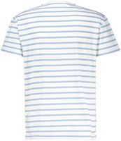 T-shirt streep Blauw