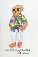CLASSIC FIT POLO BEAR JERSEY T-SHIRT Wit