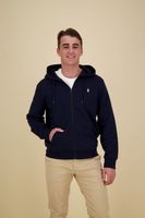 lsfzhoodm1-long sleeve sweatshirt vest Blauw