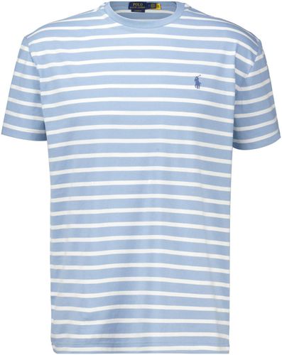 Polo Ralph Lauren T-shirt streep Blauw