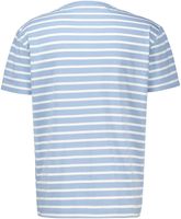 T-shirt streep Blauw