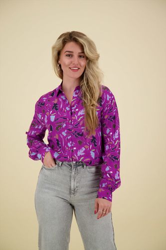 Pom Amsterdam Blouse Milly Featherfest Cactus Paars