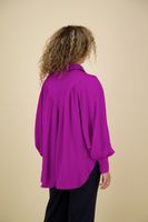 Blouse Feathers Cactus Paars