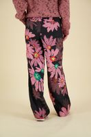 Pantalon Big Blooming Roze