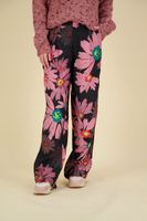 Pantalon Big Blooming Roze