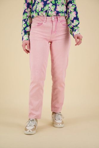 Pom Amsterdam Jeans Elli Straight Blooming Pink Roze