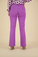 Pantalon Pique Flare Purple Paars