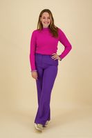 Fiery Pink turtle neck Roze