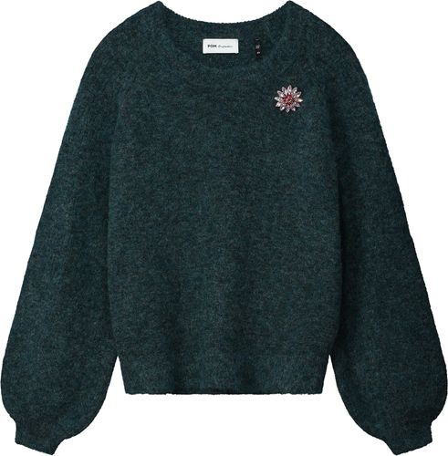 Pom Amsterdam Pullover Teal Groen