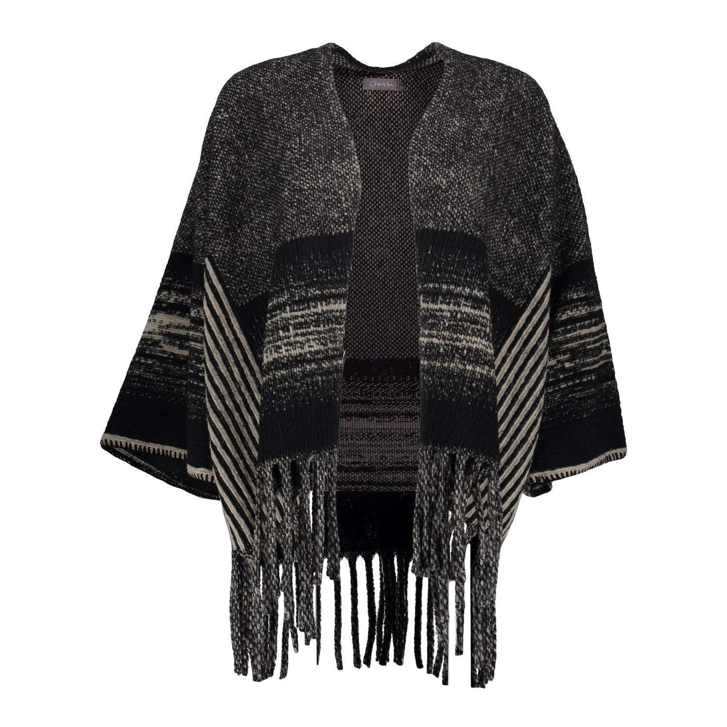 Geisha Poncho Zwart Geisha Poncho Zwart