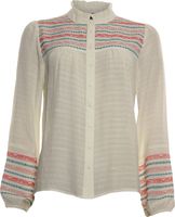 blouse embroidery Beige