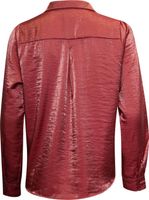 Blouse shiny Rood