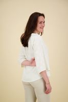 blouse wide sleeve Wit