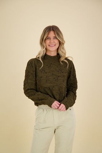 Poools Sweater jacquard Groen